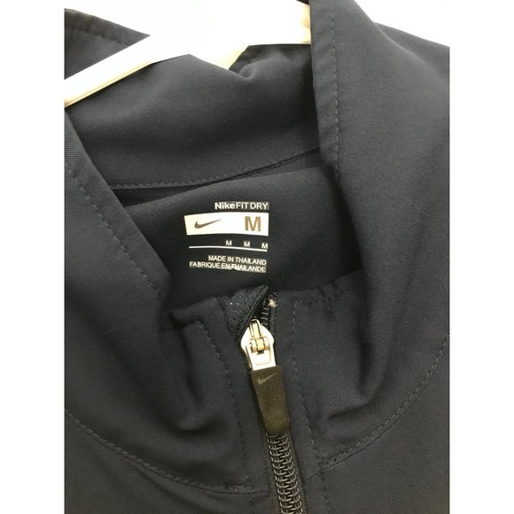 Nike Fit Dry Mens M Navy Blue Full Zip Jacket *4 - Picture 5 of 5